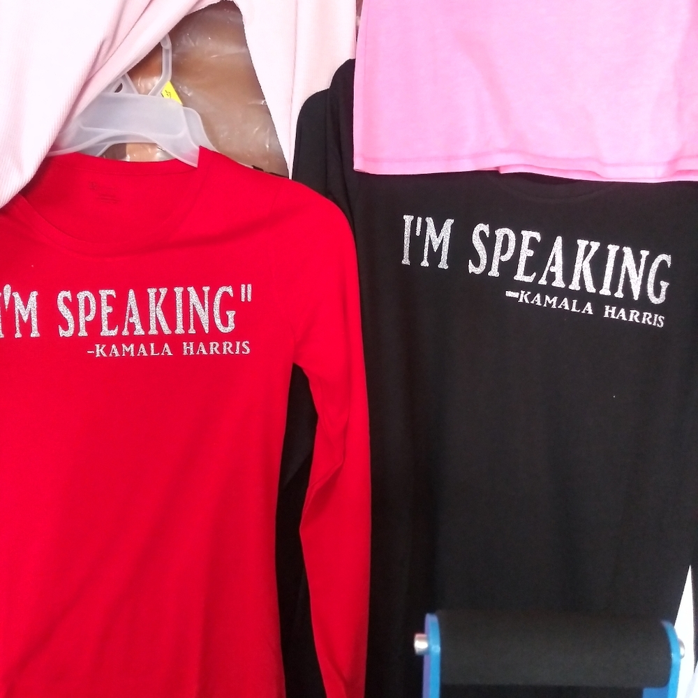 I'm speaking...